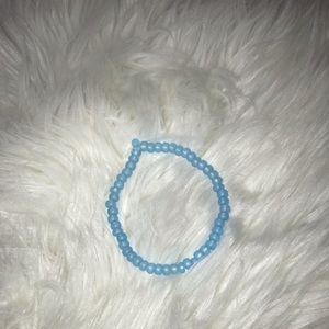 BLUE BEADED CHOKER